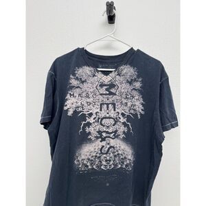 Vintage Grunge Y2K Streetwear Marc Ecko Cut N Sew Skulls and Tree Men's XL Shirt